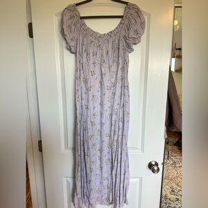H&M Empire cottage core Maxi Dress